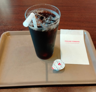 イタリアン・トマト カフェ ジュニア のアイスコーヒー